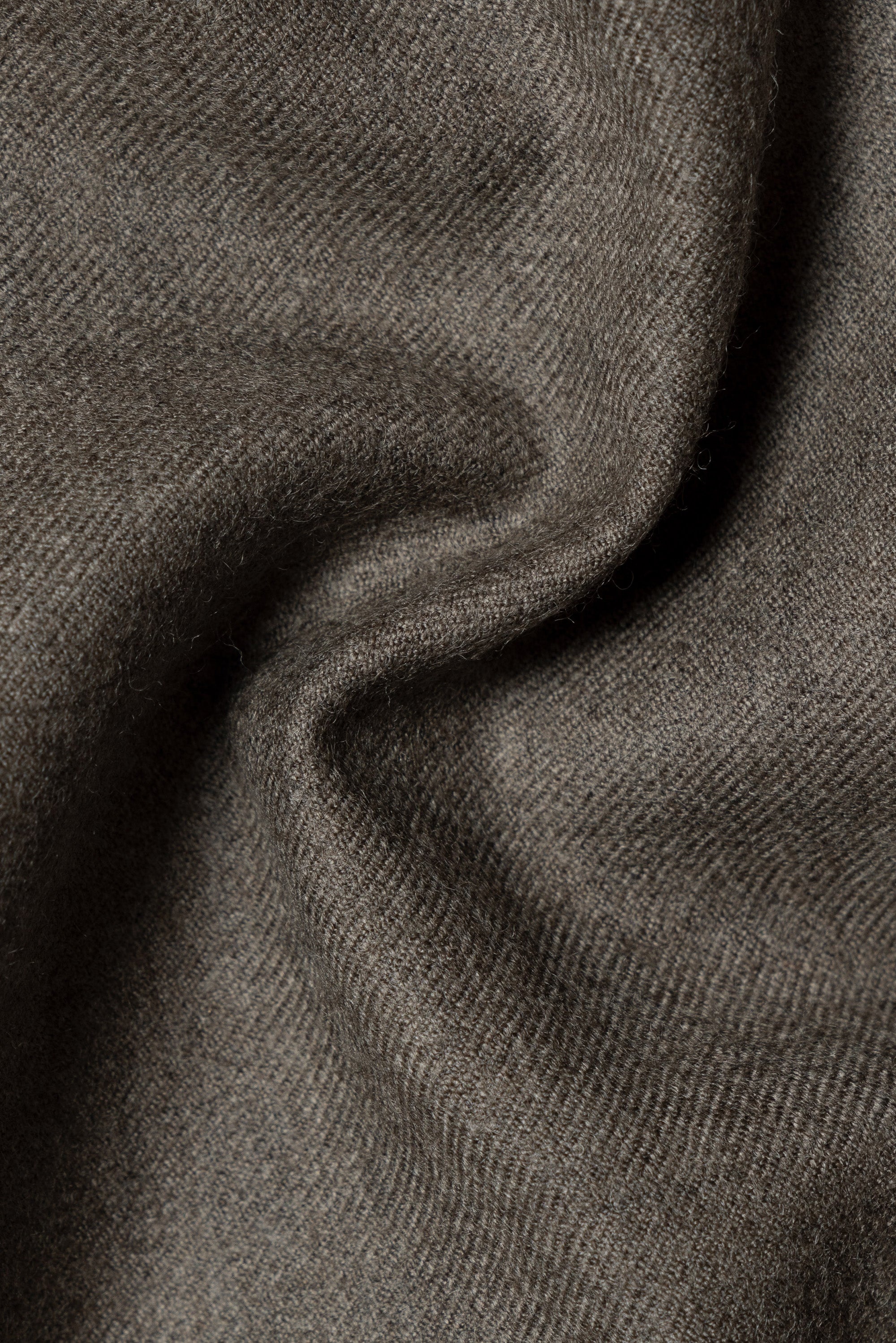 Taupe Worsted Flannel Trousers