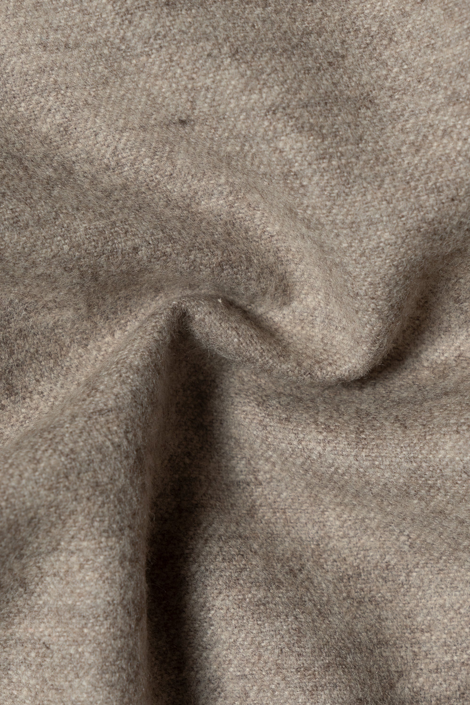 MTO Oatmeal Wool Silk Blending Flannel Suit #18