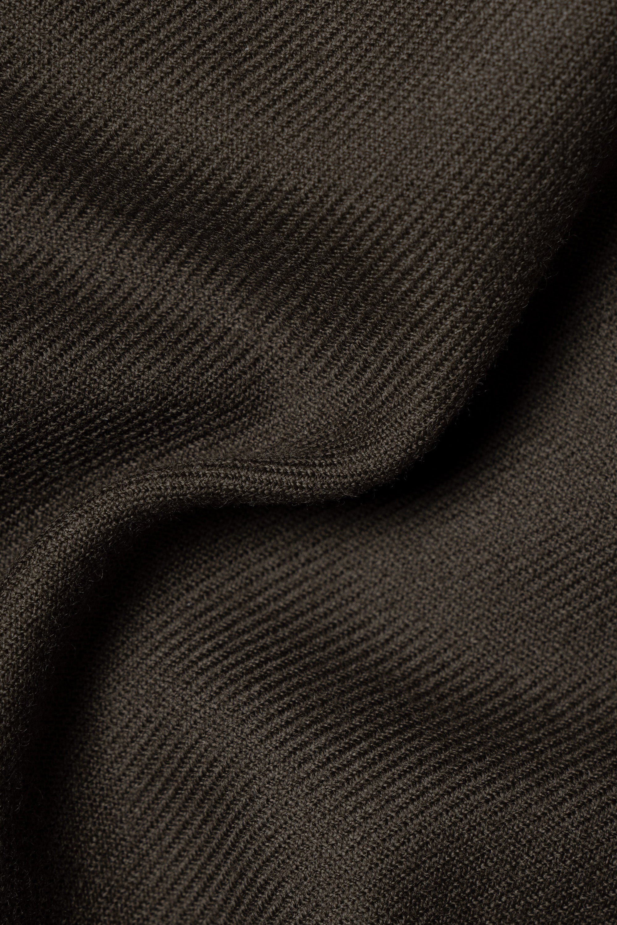 Coffee Heavy Weight Twill Wool Trousers