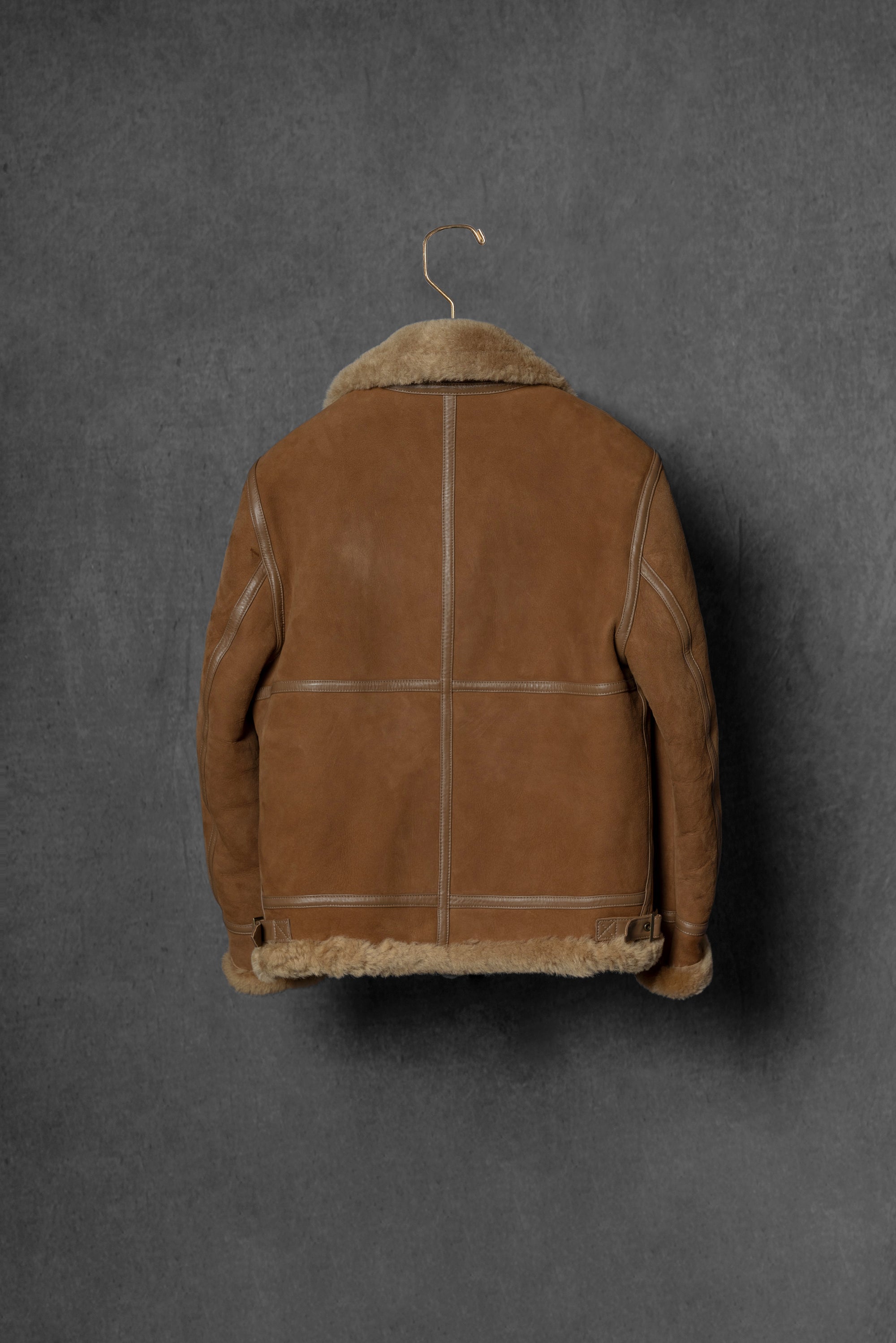 Tobacco Lambskin Shearling B3 Flight Jacket