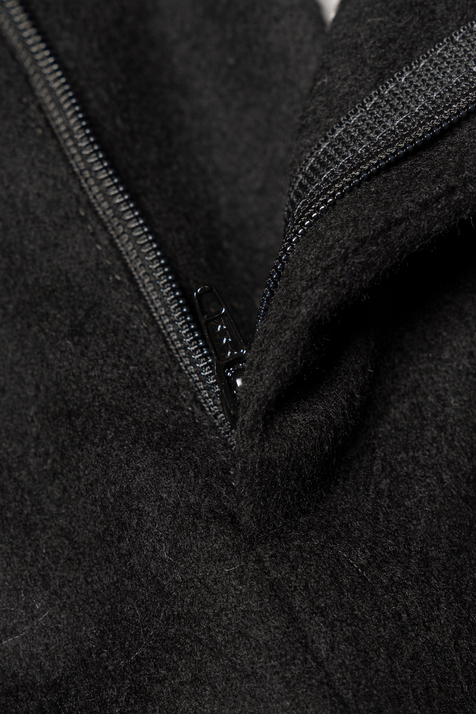 Black Silk Wool Blending Drawstring Trousers