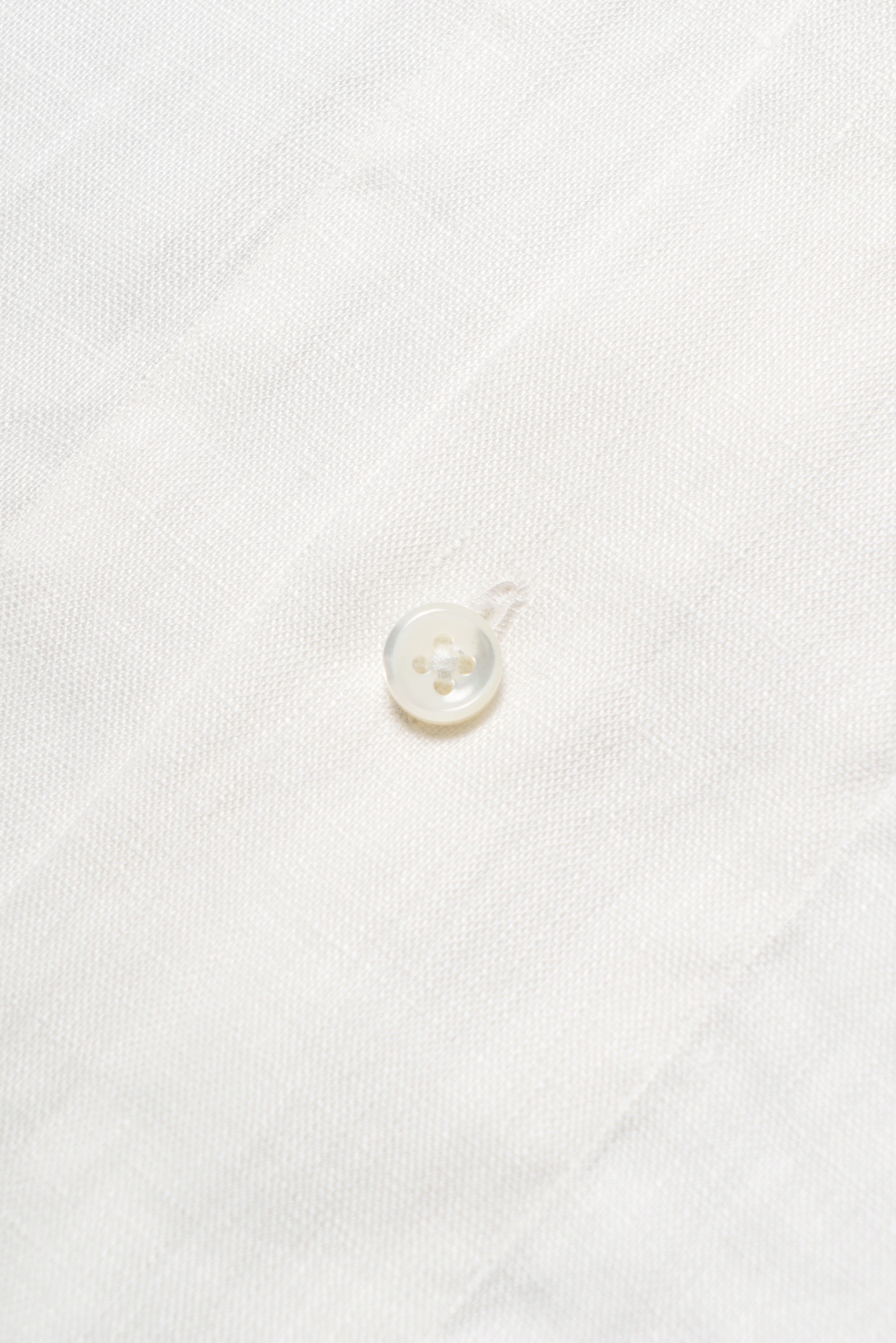 Off White Cuban Collar Linen Shirt #104