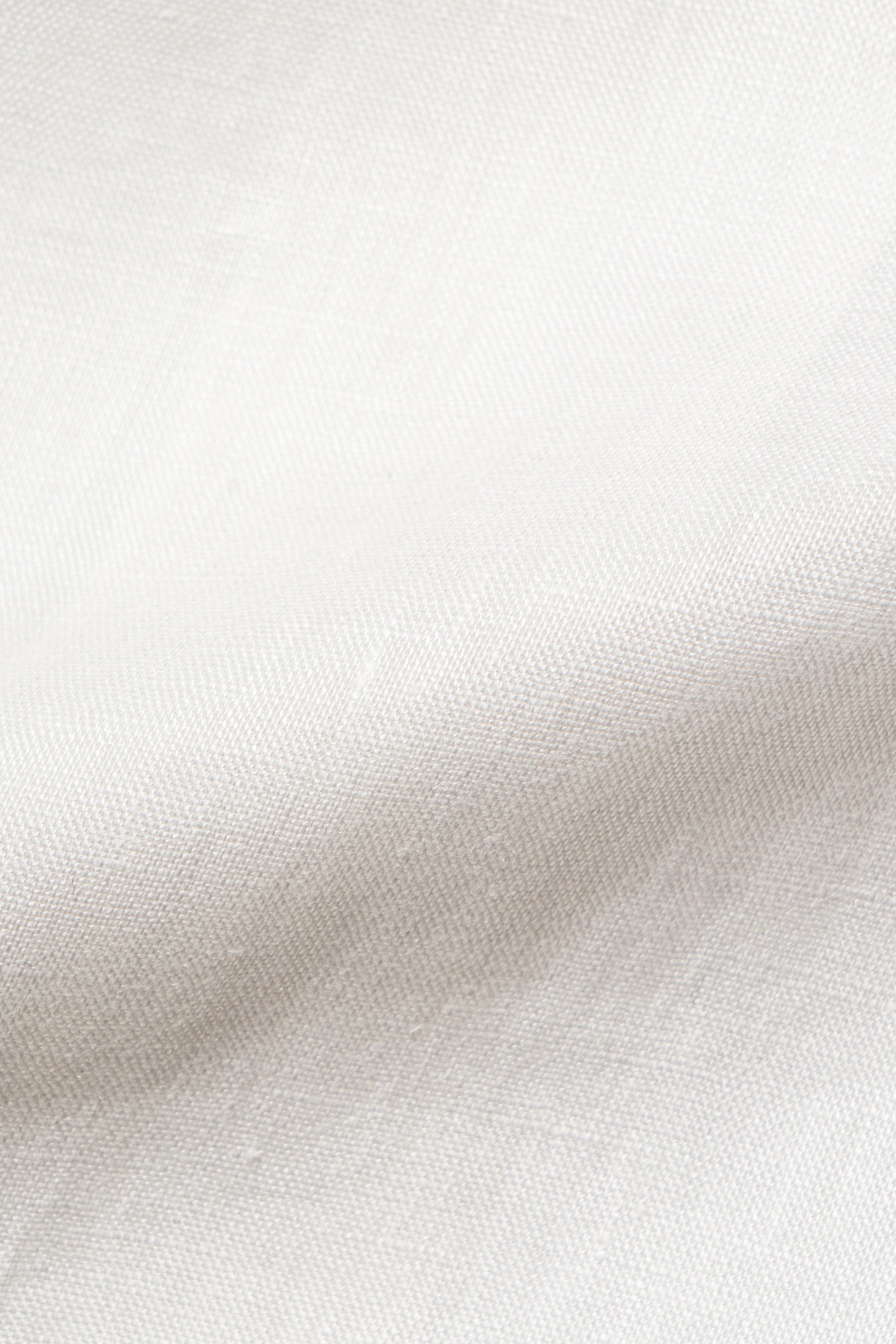 Off White Cuban Collar Linen Shirt #104
