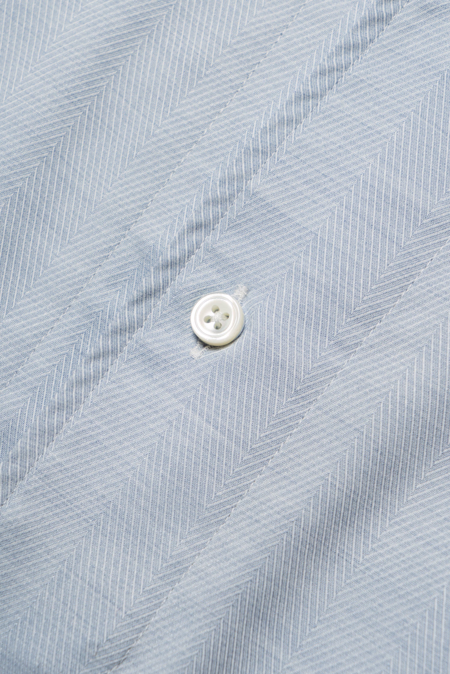 Pinky Blue Mandarin Collar Blending Shirt #DH38