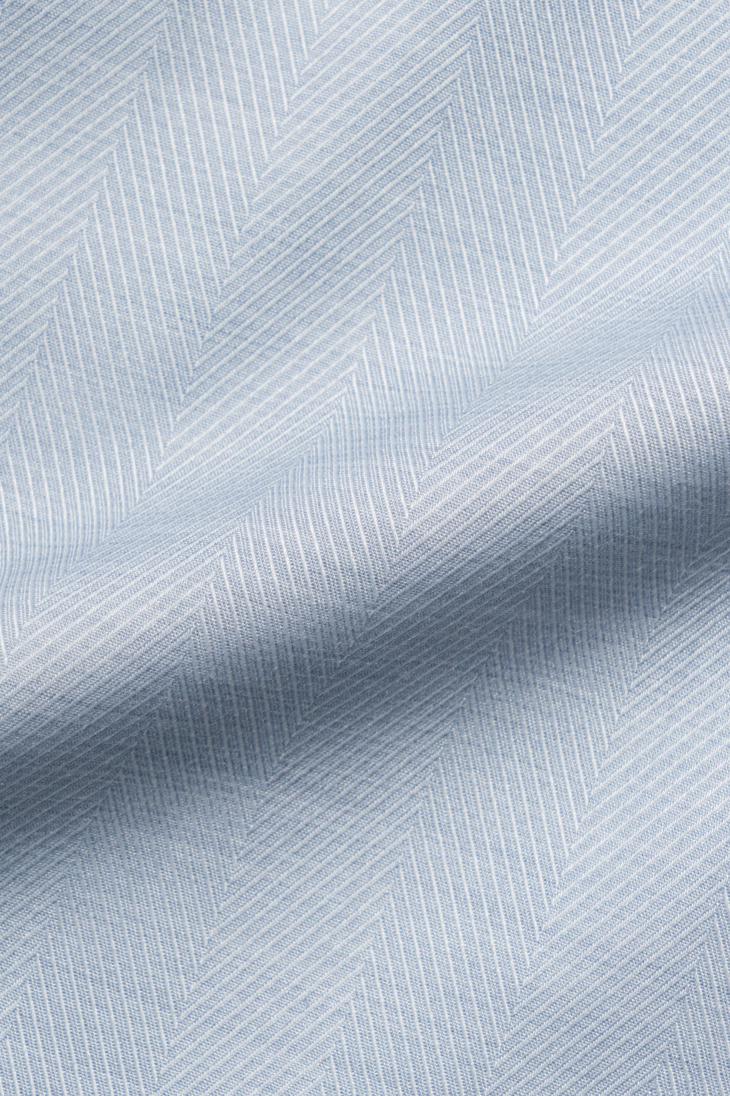 Pinky Blue Mandarin Collar Blending Shirt #DH38