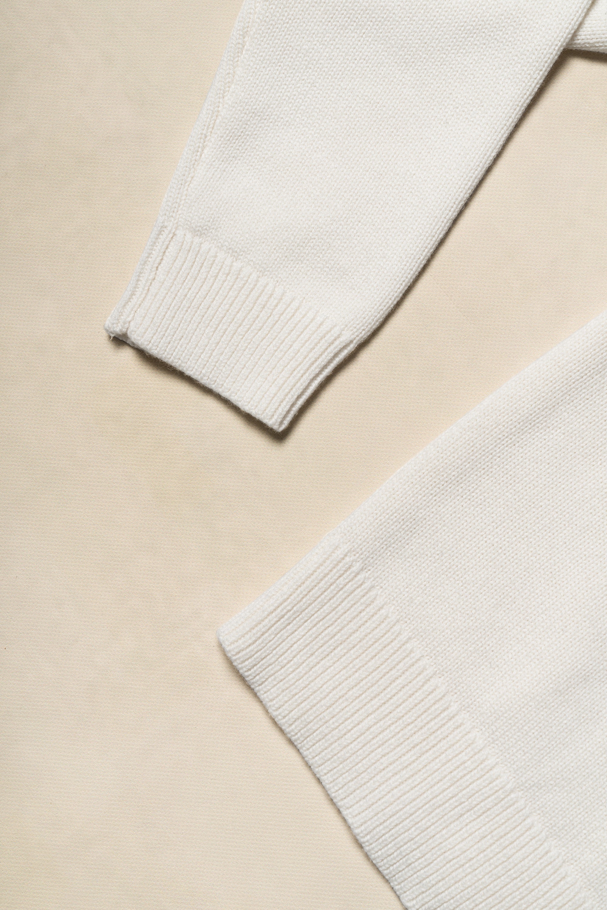 White Navajo Roll Neck Jumper