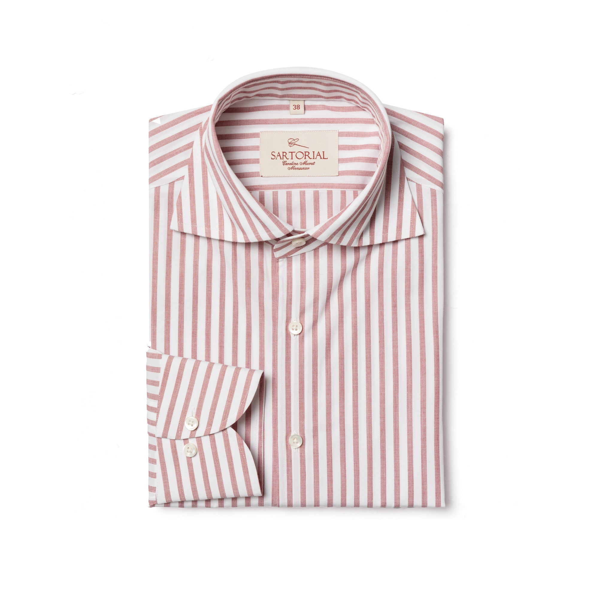 MTO Pink Stripe Cotton Shirt