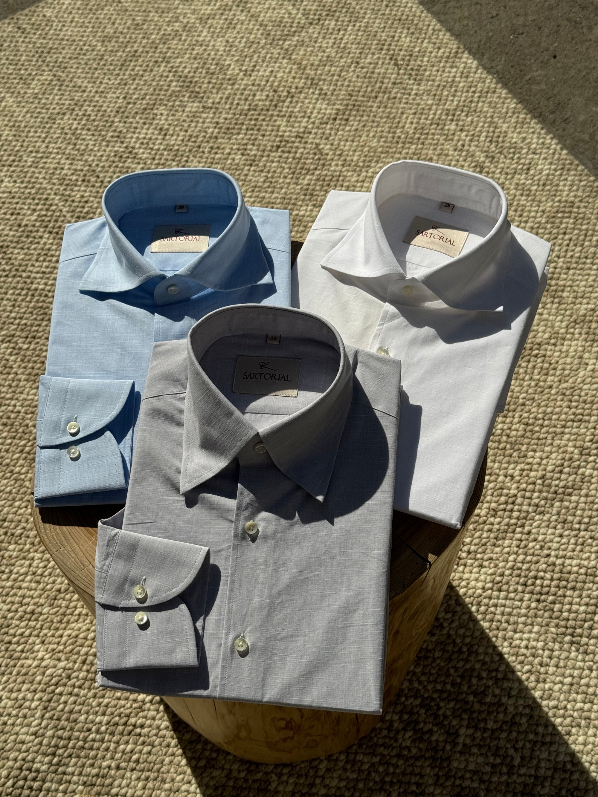 MTO Cotton Linen Shirt #404 #405 #406