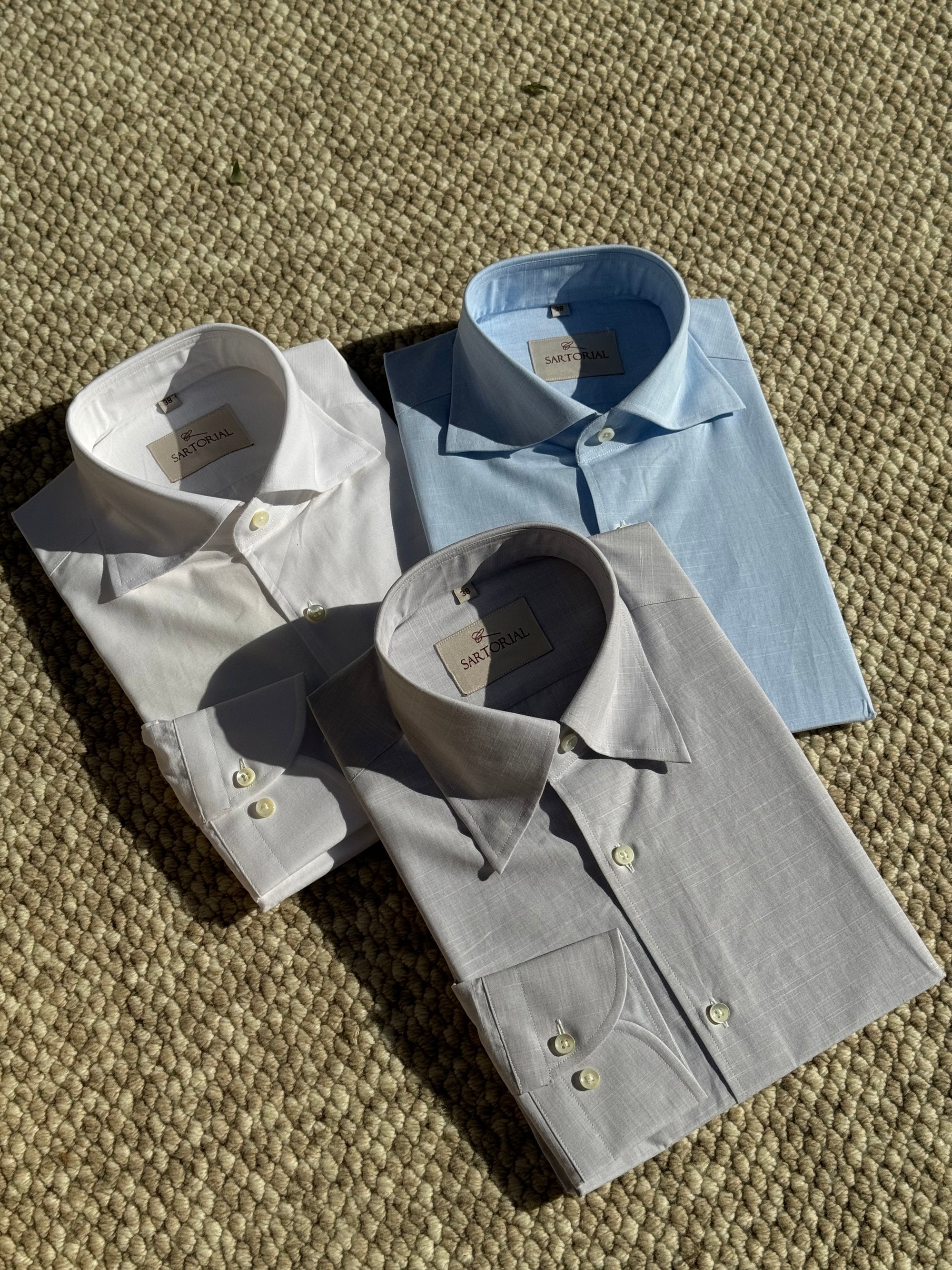 MTO Cotton Linen Shirt #404 #405 #406