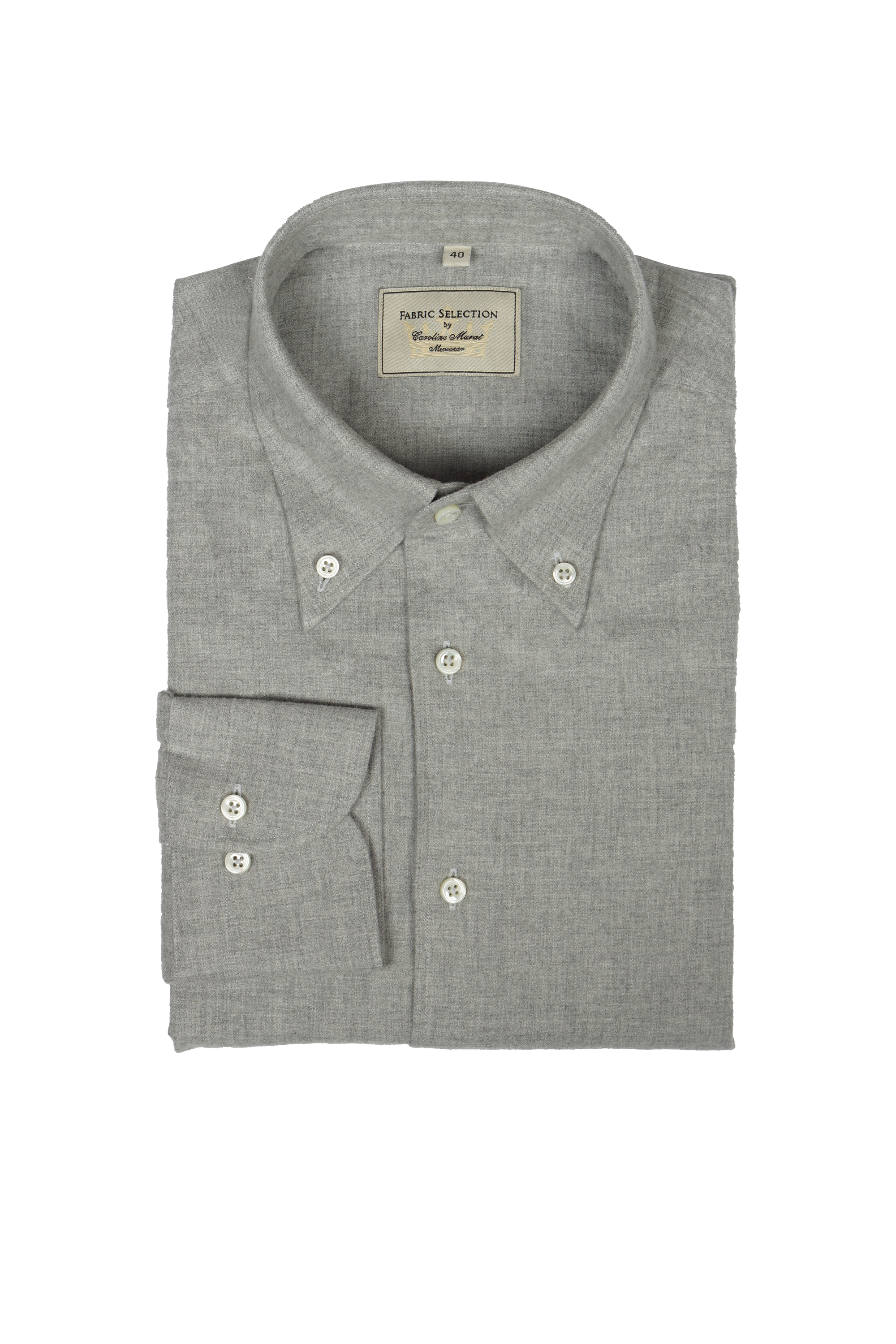 MTO Light Grey Flannel Shirt
