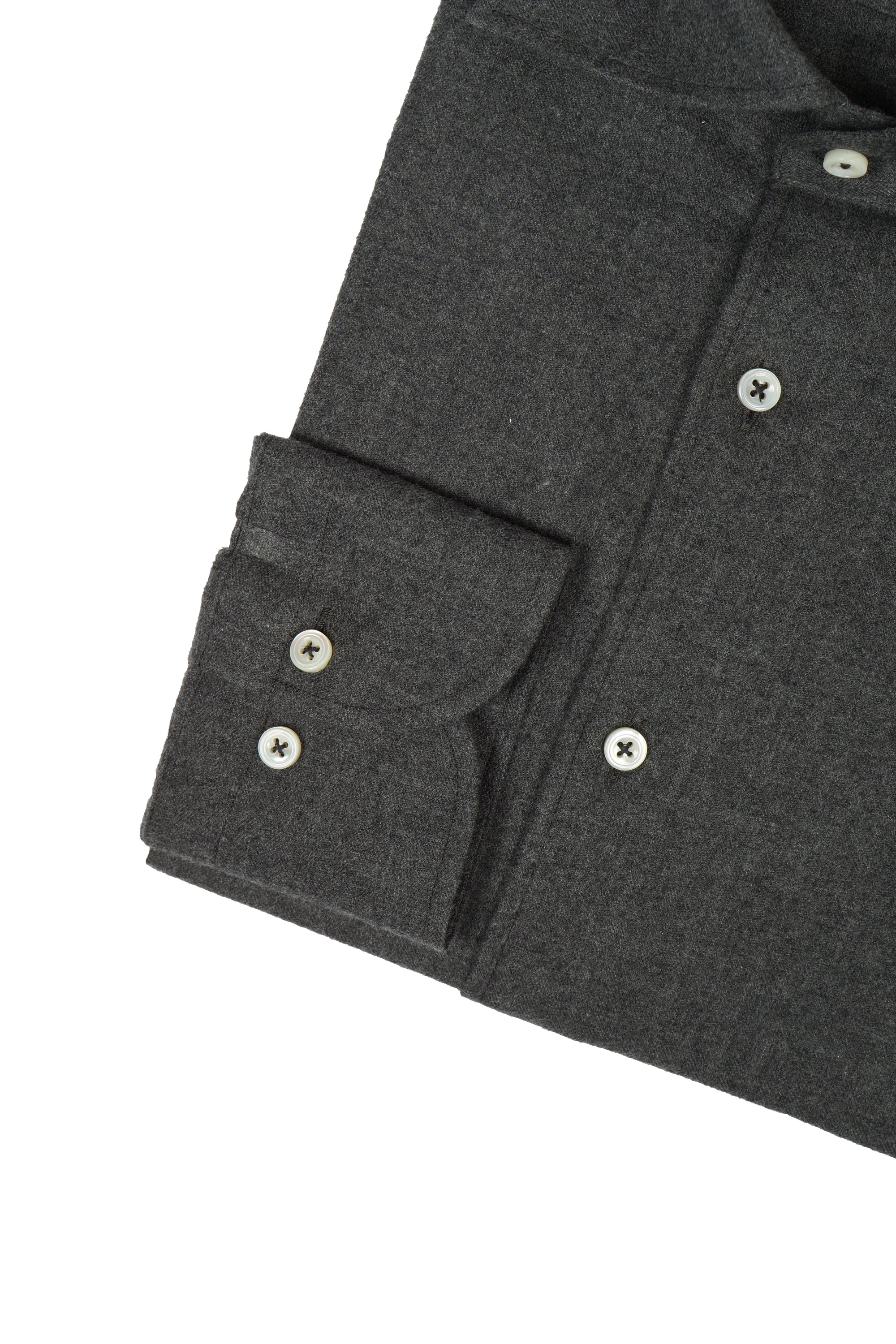 MTO Charcoal Flannel Shirt