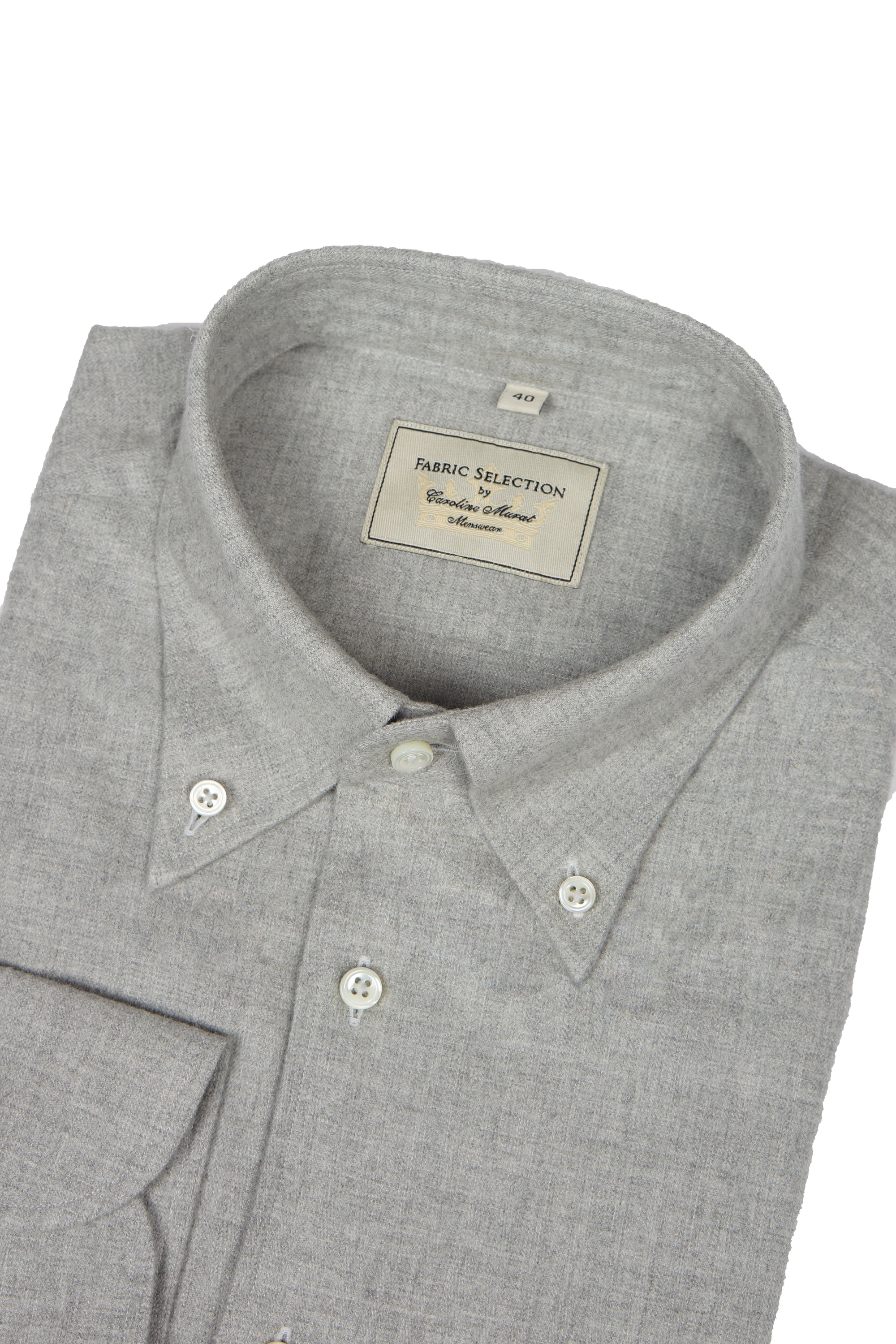 MTO Light Grey Flannel Shirt